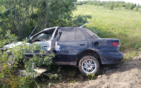 Эффектно легла: в ковровском районе оставили загадочную машину