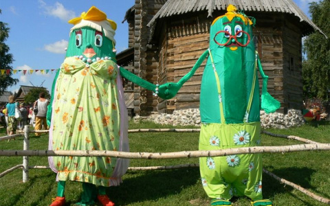 Прямо сейчас в Суздале проходит День огурца