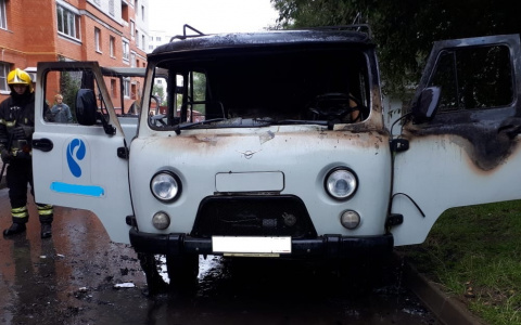 Владимирский транспорт снова в огне: на этот раз сгорела машина