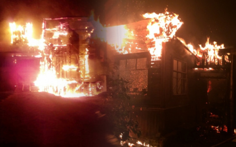Собинка в огне: за ночь сгорели два дома