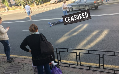 На Гагарина мотоциклист насмерть сбил пожилую женщину