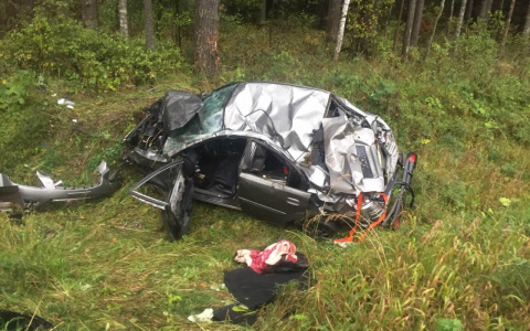 Проклятое место: в Ковровском районе две машины перевернулись на одном участке дороги