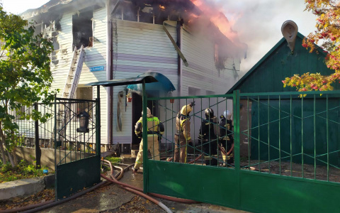 В Суздальском районе сгорел дом: многодетная семья осталась без жилья
