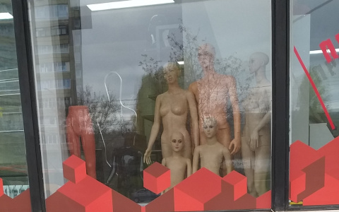 «Банда с Нижней Дубровы»: голые манекены за стеклом витрины владимирского магазина