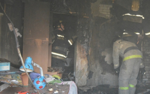 В Ковровском районе школьники устроили пожар в жилом доме