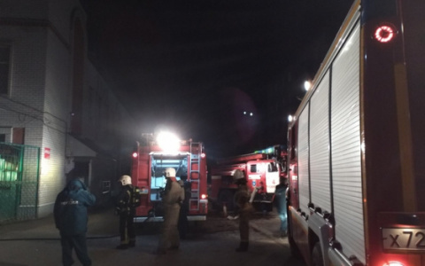 В Коврове на Октябрьском рынке произошёл пожар