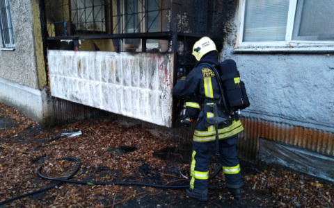Во Владимире из-за пожара на балконе едва не погиб мужчина
