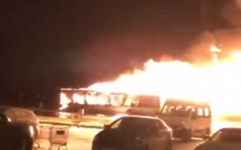 Почему загорелся 24-й автобус?