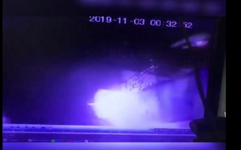 Момент поджога клуба "Сири" попал на камеру (видео)