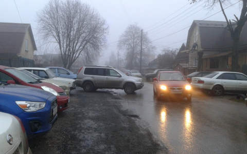 Автомобиль-призрак появился на улице Василисина во Владимире