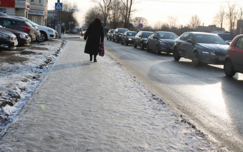 Владимир оказался не готов к гололеду