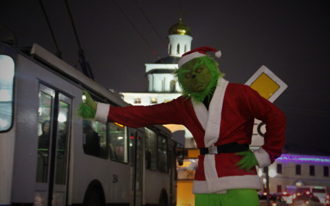 По улицам Владимира гуляет Гринч?! Он решил сорвать Рождество?