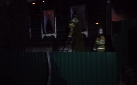 На пожаре в Гусь-Хрустальном районе погиб мужчина