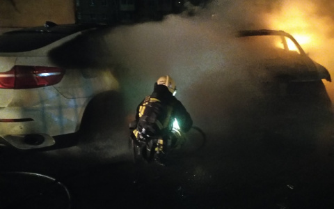 Во Владимире полыхали три автомобиля