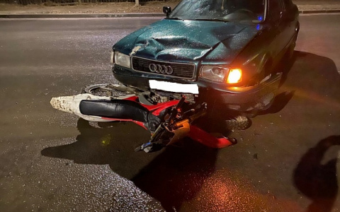 В Коврове пьяный водитель сбил мотоциклиста