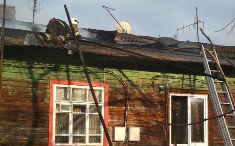 Крупный пожар в Муроме оставил без жилья шесть семей