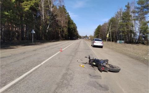 В ДТП в Селивановском районе на мотоцикле пострадал 15-летний мальчик