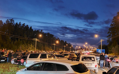 Полицейские ищут участников нелегальных гонок под Владимиром