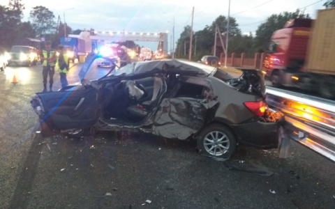 На трассе М-7 во Владимирской области произошла страшная авария