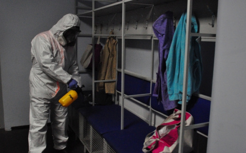 Во Владимире МЧС устроило «хлорный душ» для детей и их родителей