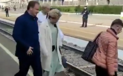 Сегодня утром в Коврове видели Елену Малышеву