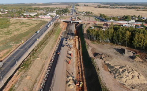 В декабре завершится строительство транспортной развязки на трассе М-7 в Вязниках