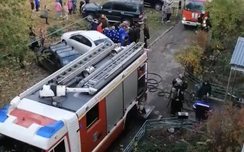 Во Владимире случился пожар в многоквартирном доме