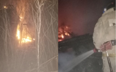 В пятницу, 13-го в нежилом доме во Владимирской области сгорел мужчина