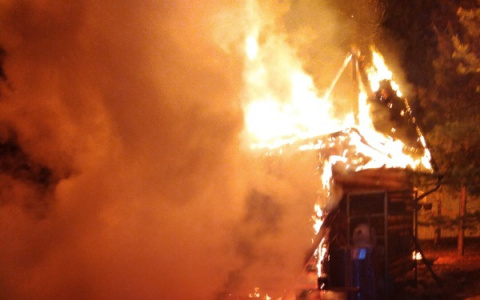 Пенсионерка погибла в горящей бане в Судогодском районе