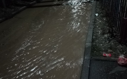 Этой ночью во Владимире появилась новая река