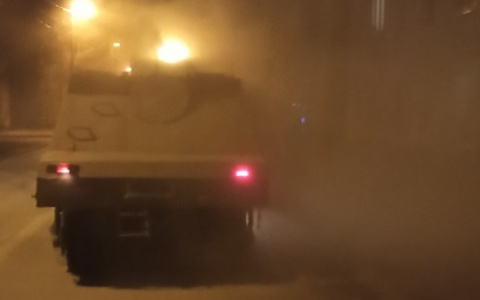 "Из-за действий дорожников Владимир окутывают облака пыли!"