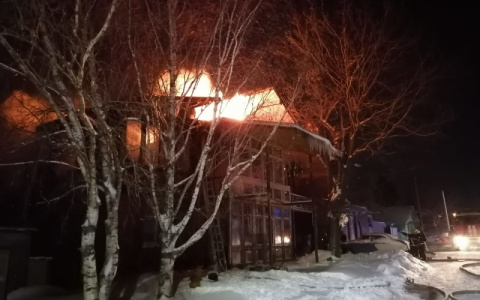 Минувшей ночью сгорело более 500 квадратных метров жилых помещений