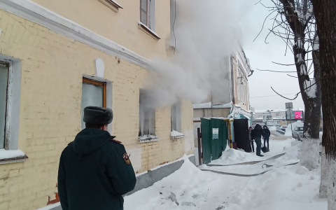 В центре Владимира из горящего дома спасли трёх кошек