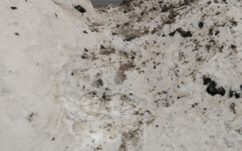 В деревне Липна дом пенсионерки постоянно заваливают снегом