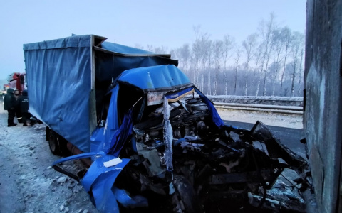 "Кабина всмятку": в Вязниковском районе столкнулись 2 грузовика