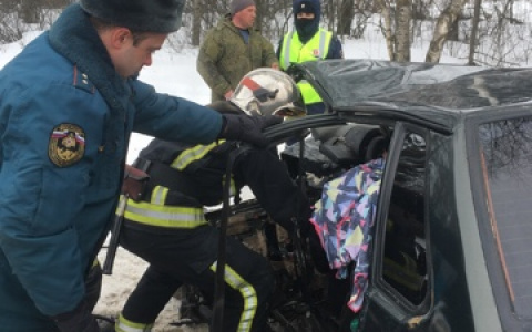 Утренняя авария с пострадавшими недалеко от Суздаля