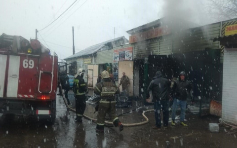 Во Владимирской области в автосервисе сгорел автомобиль