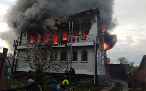 Во Владимирской области в частном доме сгорел мужчина