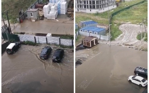 Потоп в новом районе: «Эта улица, как корыто, куда стекается вся вода»
