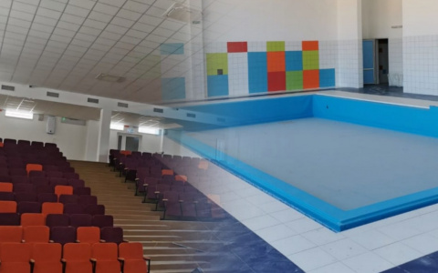 В микрорайоне Коммунар завершают строительство школы с кинотеатром и двумя бассейнами
