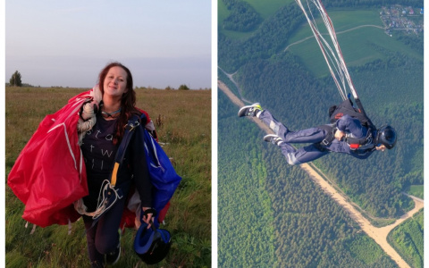 Многодетная парашютистка: мой сын уже в 9 лет прыгнул с парашютом