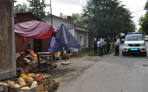 На Сакко и Ванцетти снова разгоняют незаконных торговцев