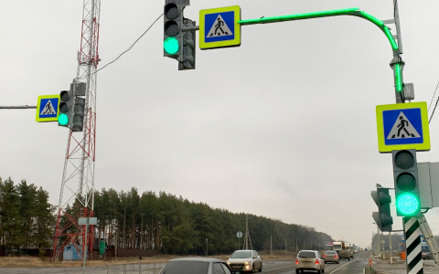 Во Владимирской области светофоры на трассе М-7 станут заметнее