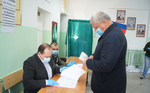 Алексей Конышев проголосовал на выборах депутатов Государственной Думы