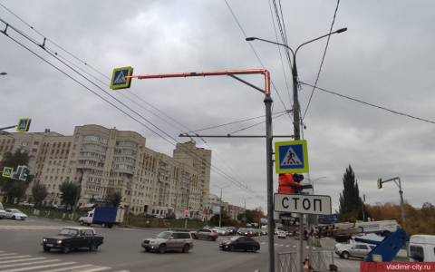 Владимирские светофоры оборудуют светодиодной подсветкой