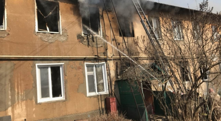 Во Владимирской области во время страшного пожара пострадал ребенок