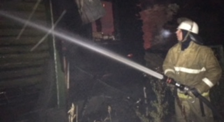 Этой ночью во Владимирской области полыхало два пожара