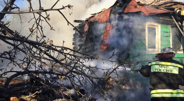 При пожаре в Вязниковском районе пострадал человек
