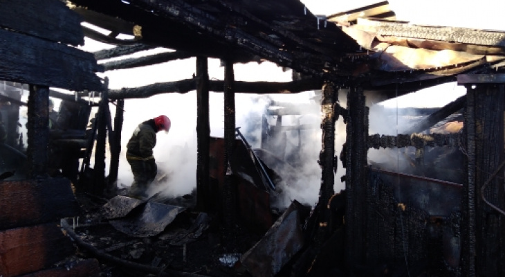 Под Суздалем сгорел дотла жилой дом