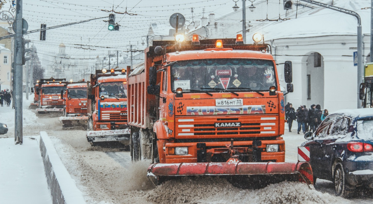 Владимир в снегу: в мэрии отчитались об уборке последствий снегопада